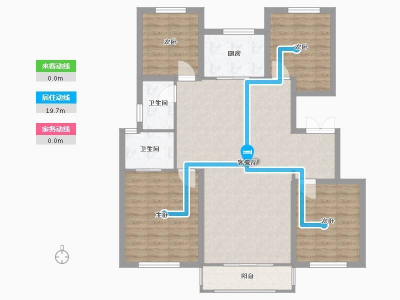 河北省-保定市-晨阳小镇-113.32-户型库-动静线