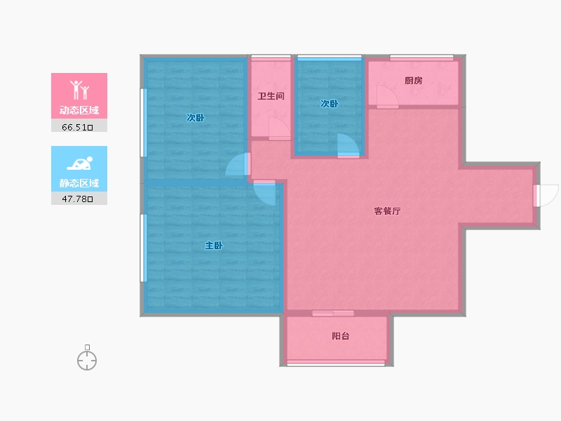 广东省-深圳市-华丽花园-102.90-户型库-动静分区