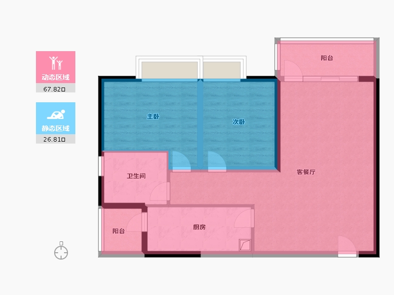 海南省-三亚市-月川南区安置区-85.00-户型库-动静分区