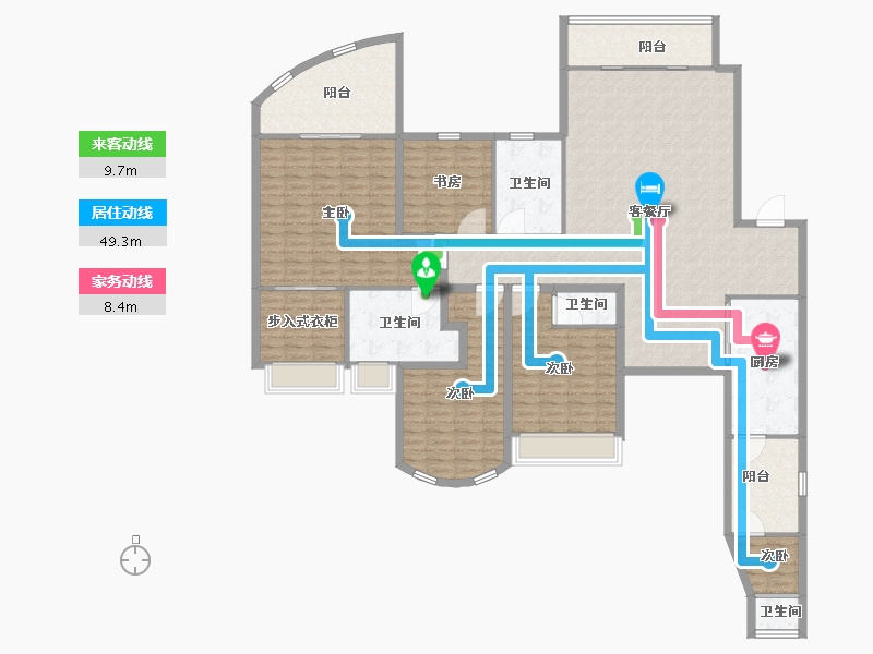 广东省-深圳市-御湖峰-192.96-户型库-动静线