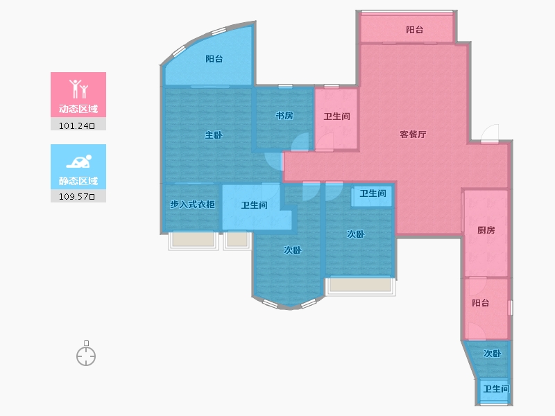 广东省-深圳市-御湖峰-192.96-户型库-动静分区