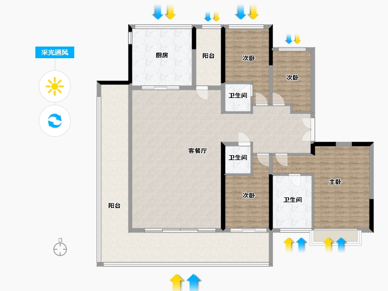 河南省-信阳市-美好未来社区-199.00-户型库-采光通风