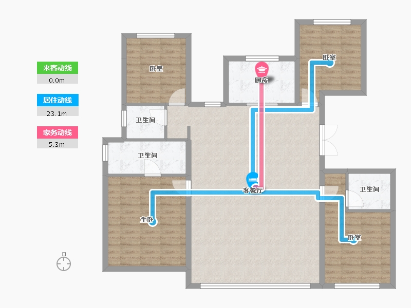 河北省-石家庄市-保利天珺-121.94-户型库-动静线