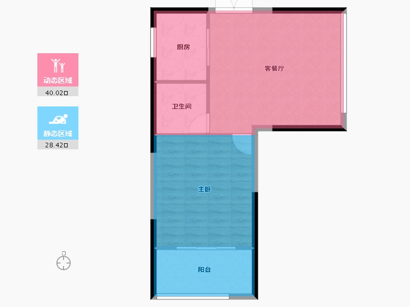 浙江省-绍兴市-达利·锦里中心-62.99-户型库-动静分区