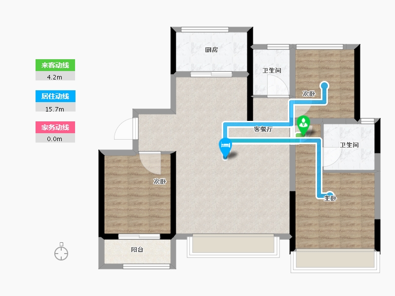 山东省-济南市-中海寰宇时代-92.01-户型库-动静线