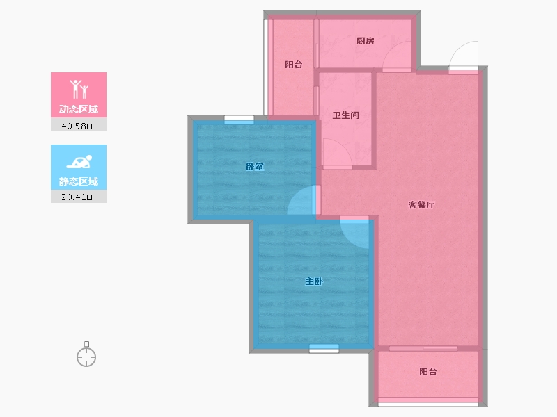 广东省-深圳市-桐林花园-53.93-户型库-动静分区