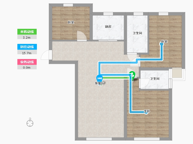 甘肃省-兰州市-中海寰宇天下-90.00-户型库-动静线