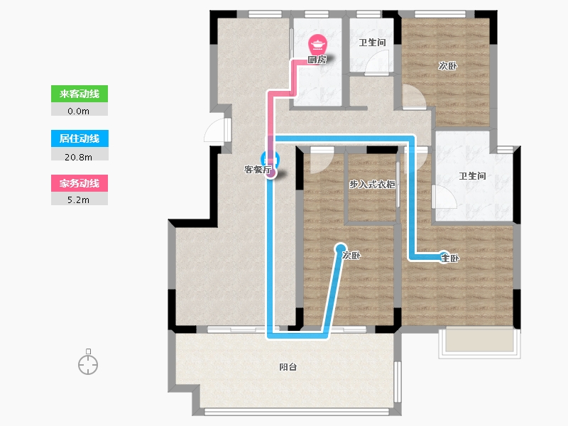 河南省-郑州市-熹和府-108.80-户型库-动静线