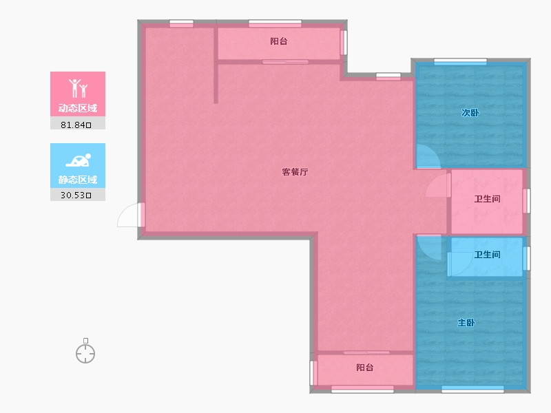 福建省-福州市-奇山新苑-108.00-户型库-动静分区