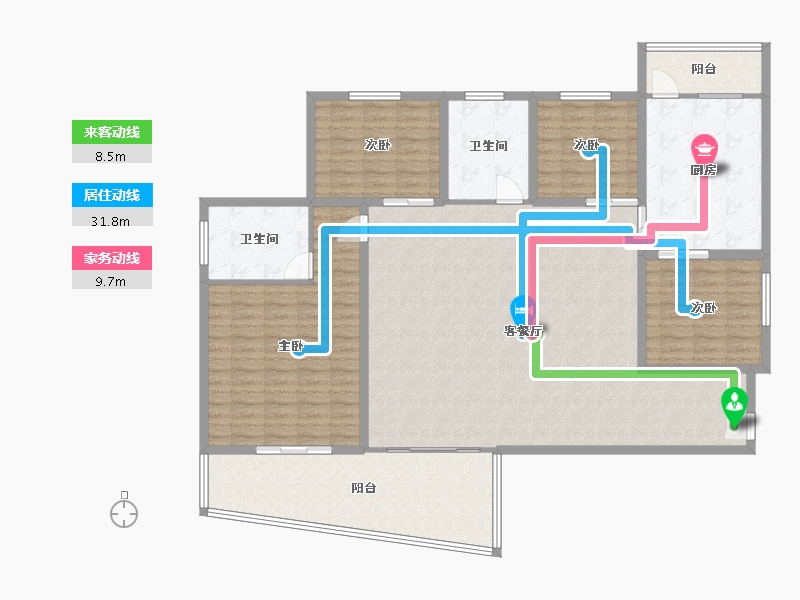 广东省-深圳市-鸿业苑-171.21-户型库-动静线