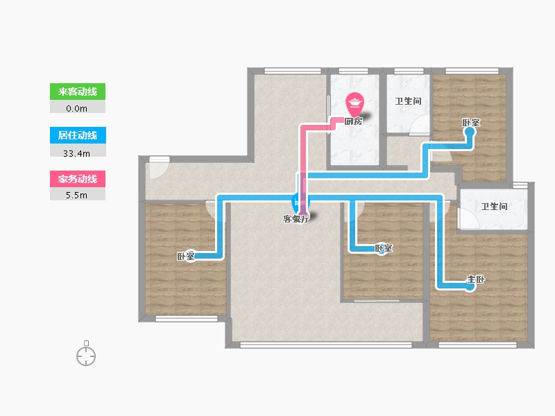 湖北省-武汉市-建发朗明-121.16-户型库-动静线