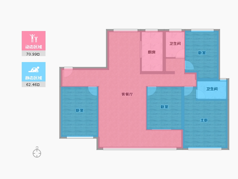 湖北省-武汉市-建发朗明-121.16-户型库-动静分区