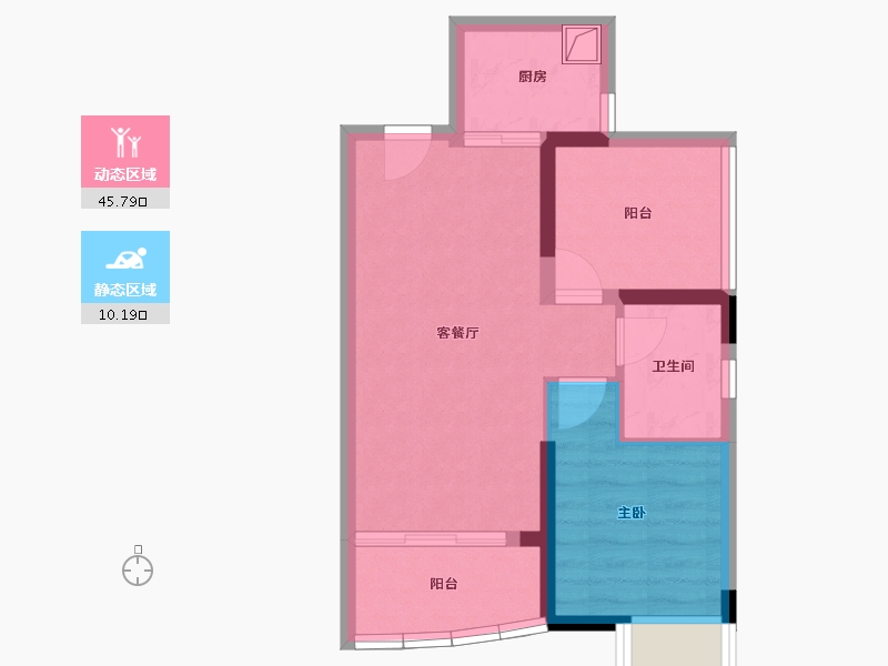 广东省-佛山市-新明珠江畔明珠-49.28-户型库-动静分区