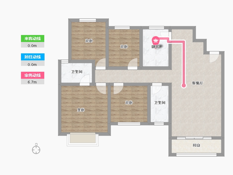 贵州省-黔东南苗族侗族自治州-伴山铭都-122.71-户型库-动静线