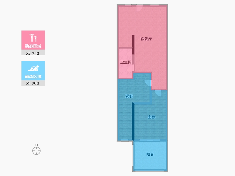 广西壮族自治区-北海市-壹海江山-97.60-户型库-动静分区