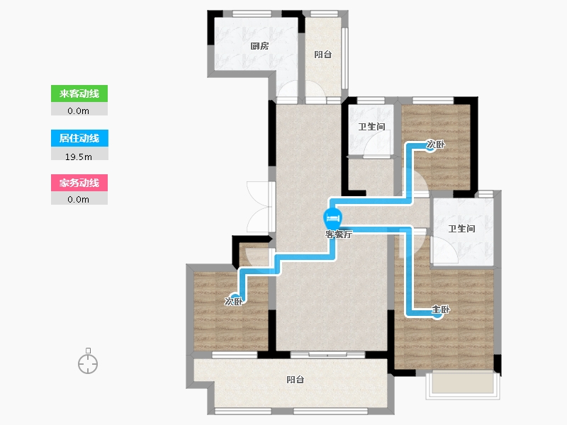 山东省-临沂市-致远沂河传奇-98.32-户型库-动静线