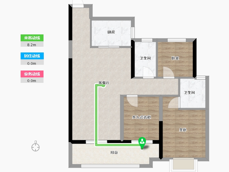 安徽省-亳州市-万瑞未来之光-81.00-户型库-动静线