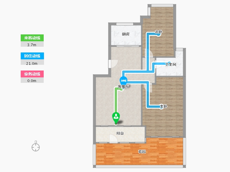 河南省-郑州市-思念果岭-65.60-户型库-动静线