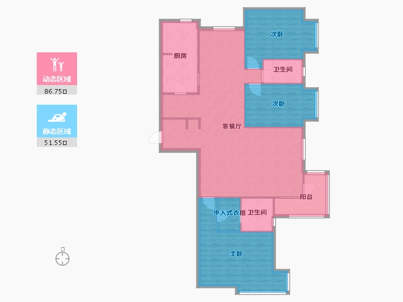 天津-天津市-尚佳新苑-132.41-户型库-动静分区