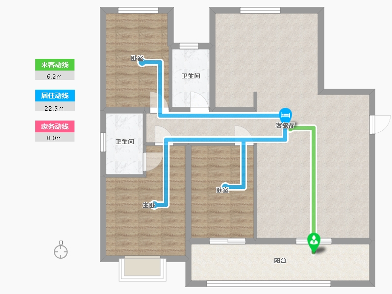 山东省-潍坊市-绿城江南赋-100.00-户型库-动静线