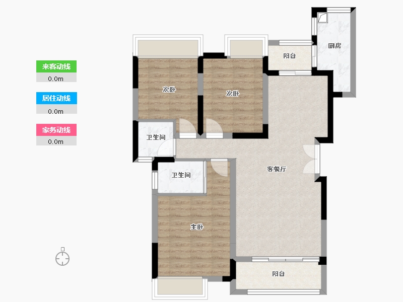 四川省-广安市-加德学府一号-85.60-户型库-动静线