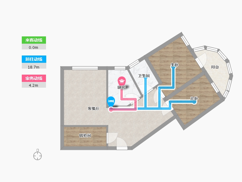 广东省-深圳市-长乐花园-56.89-户型库-动静线