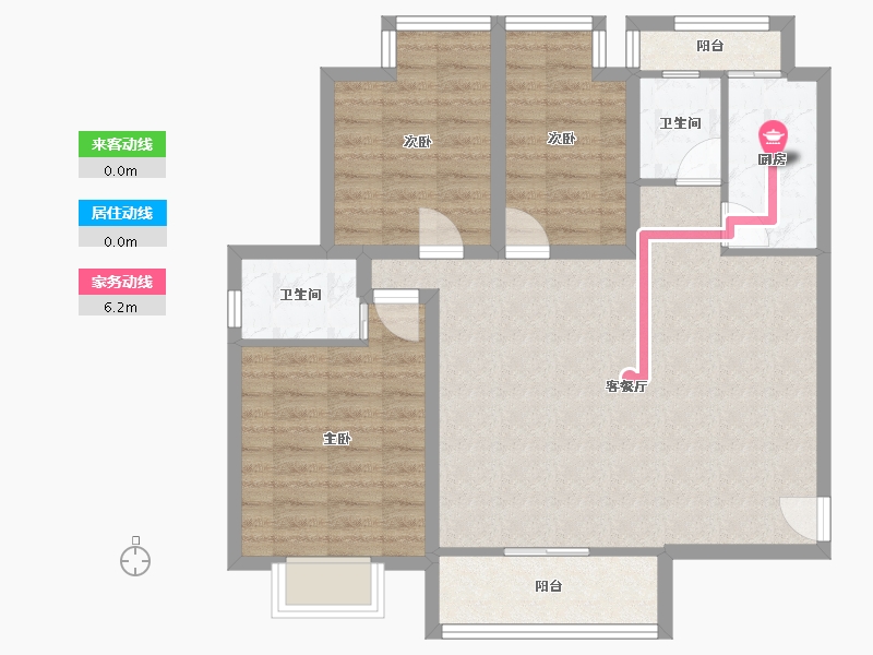 广东省-深圳市-云顶翠峰(一期)-83.77-户型库-动静线