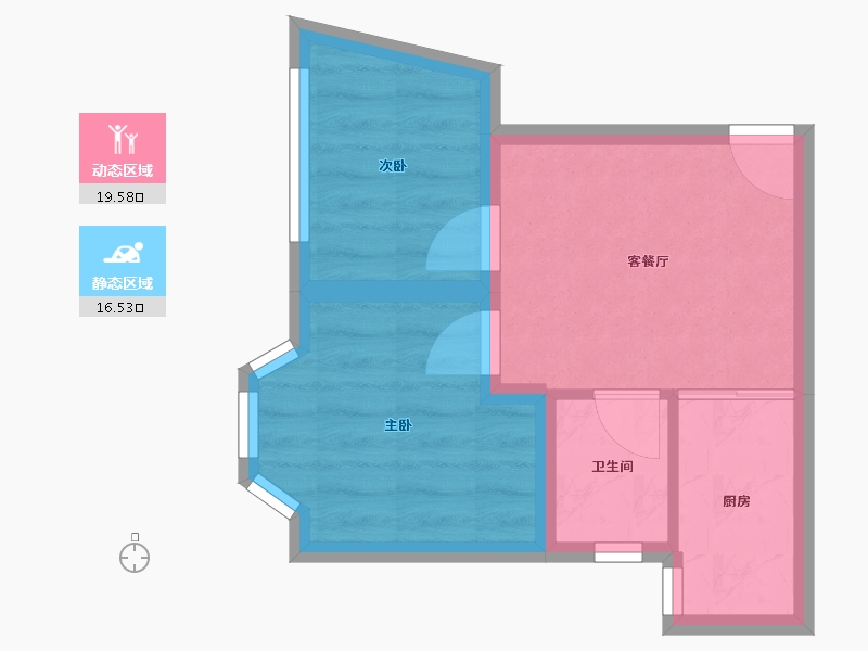 广东省-深圳市-碧华庭居-31.40-户型库-动静分区