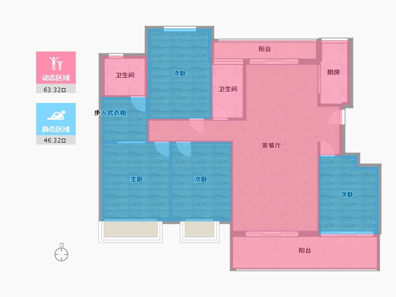 江西省-吉安市-状元华府-100.00-户型库-动静分区