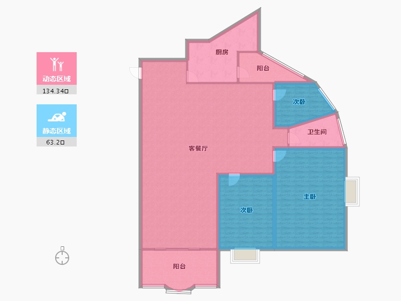 广东省-深圳市-瑞和园-182.54-户型库-动静分区