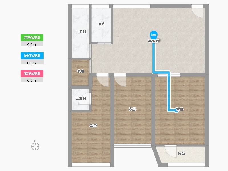 广东省-深圳市-核电花园西园-81.17-户型库-动静线