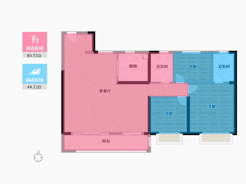 山东省-滨州市-天泰惠众理念学府-114.40-户型库-动静分区