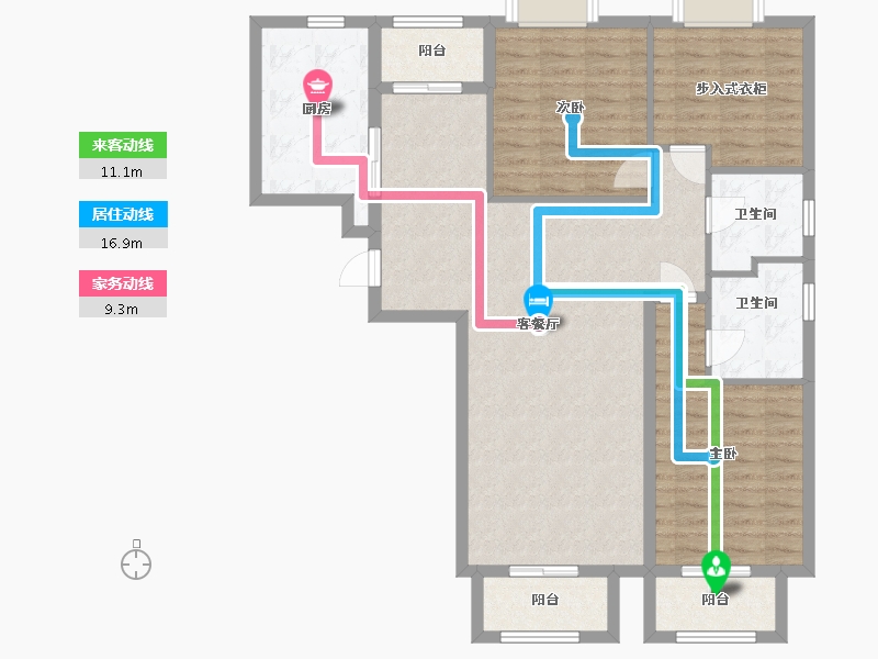 河北省-廊坊市-恒盛·阳光佳和-112.00-户型库-动静线