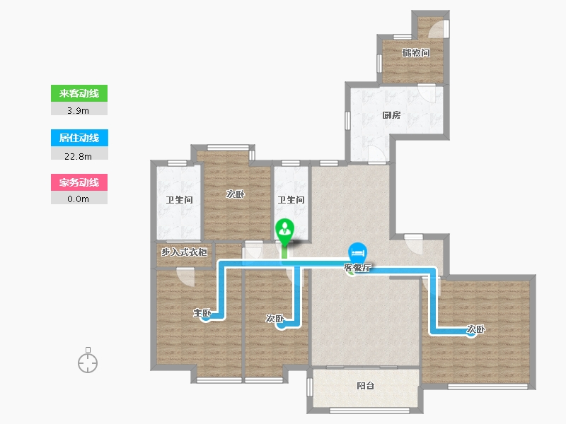 河南省-开封市-晋河花园-142.00-户型库-动静线