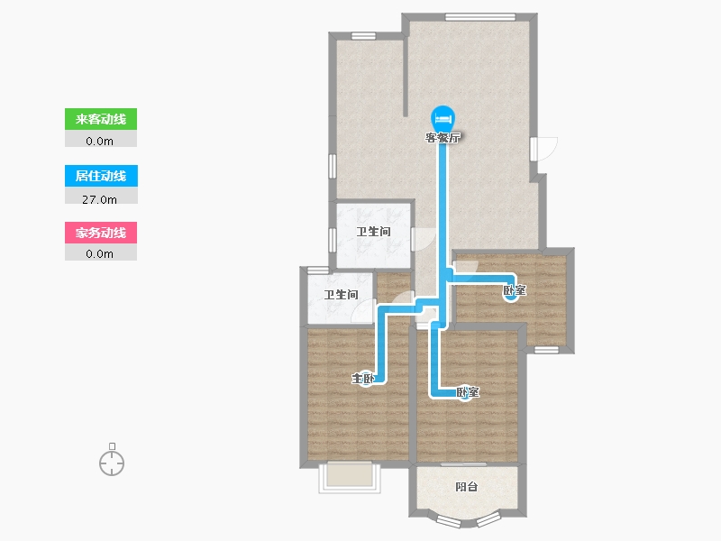 江苏省-盐城市-五星小区-167.00-户型库-动静线