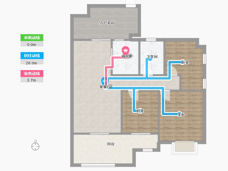 福建省-厦门市-水云湾-100.00-户型库-动静线