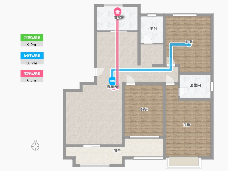 山东省-济南市-明城花苑-140.00-户型库-动静线