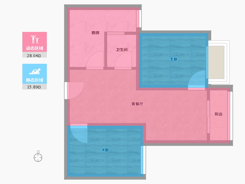 广东省-深圳市-华富大厦-38.05-户型库-动静分区