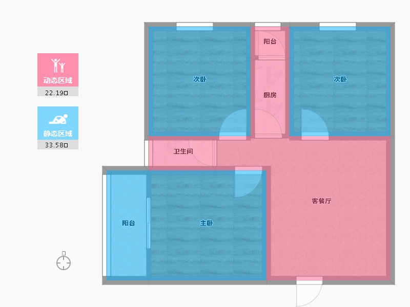 广东省-深圳市-御锦公馆-48.31-户型库-动静分区