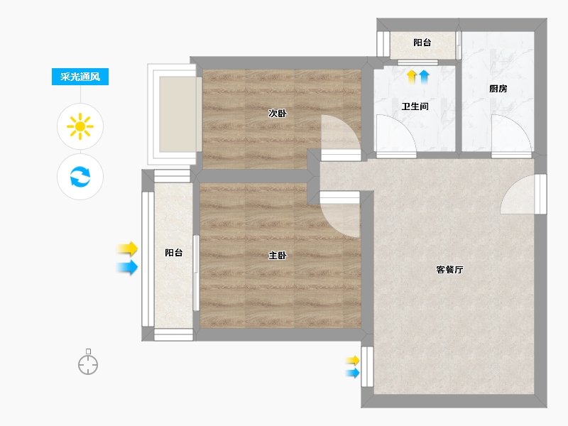 广东省-深圳市-华富大厦-40.43-户型库-采光通风