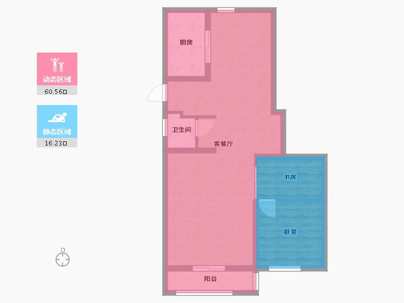 湖南省-岳阳市-天伦溪山府-104.00-户型库-动静分区