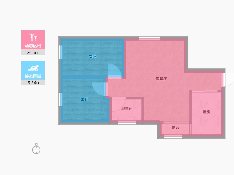 广东省-深圳市-瑞昌大厦-39.17-户型库-动静分区