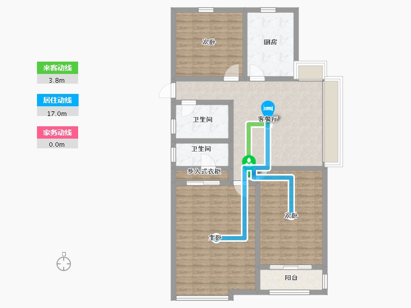 安徽省-宿州市-薛园新村-108.00-户型库-动静线