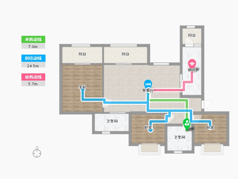 四川省-泸州市-江语长滩-101.46-户型库-动静线