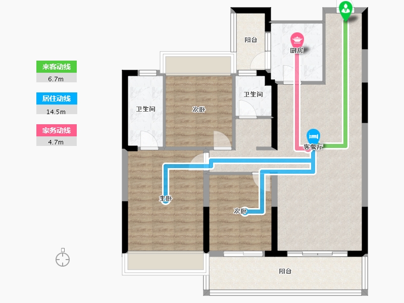 河南省-南阳市-金水港-100.00-户型库-动静线