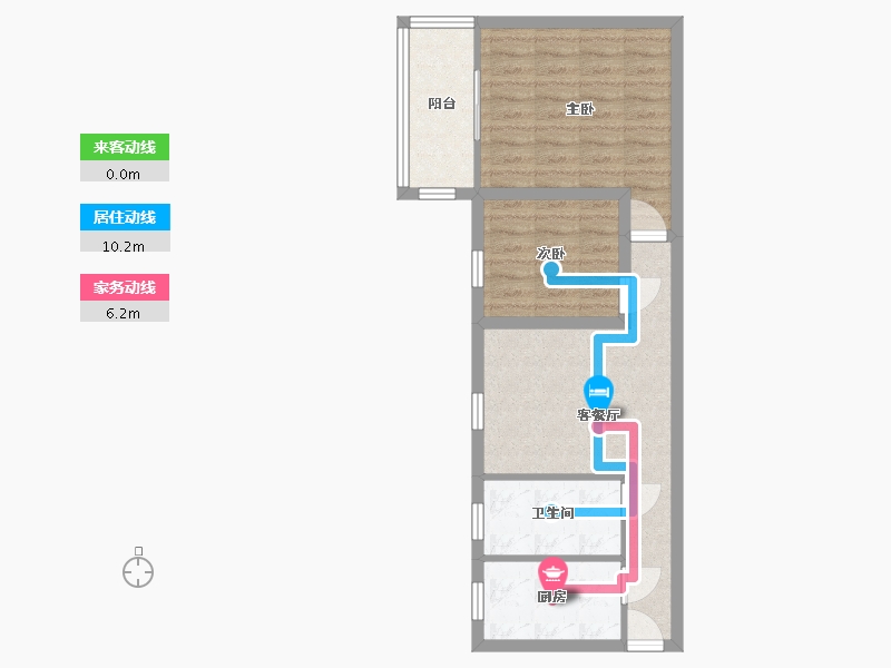 广东省-深圳市-彩天名苑-55.98-户型库-动静线