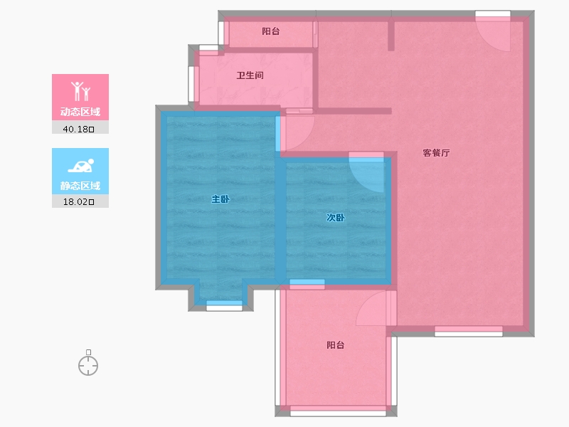 广东省-深圳市-半山御景-50.81-户型库-动静分区