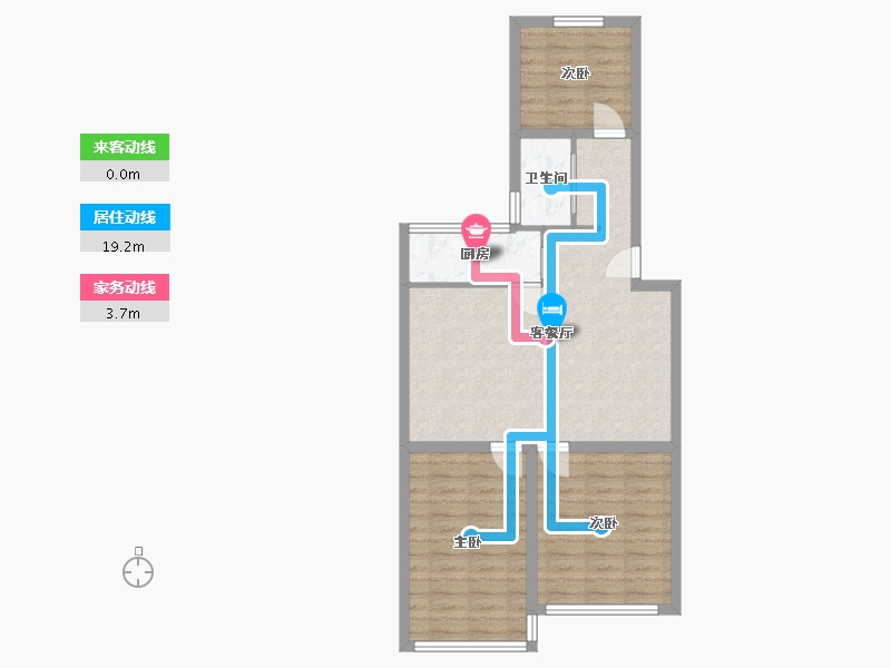 广东省-深圳市-长城一花园-73.18-户型库-动静线