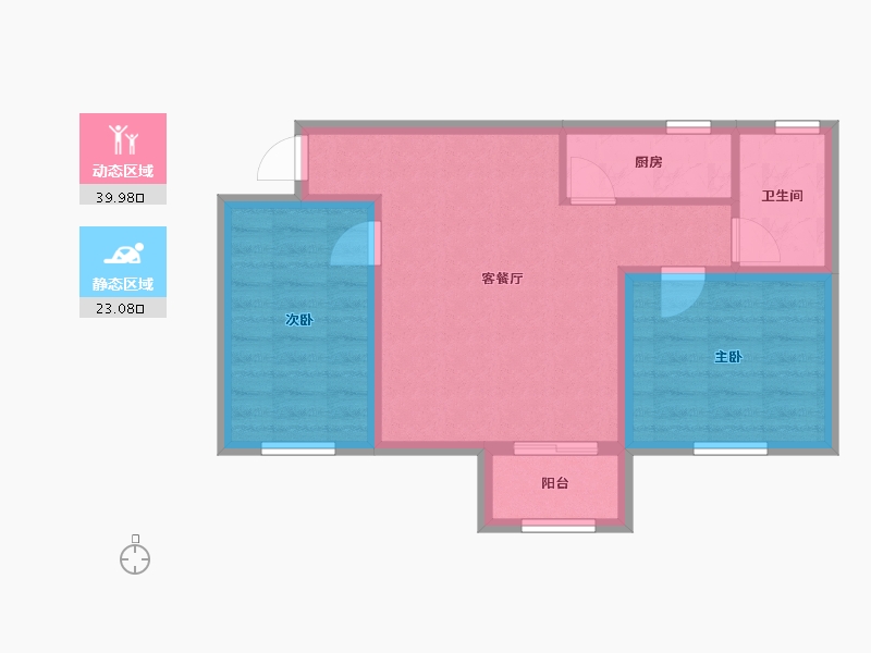 广东省-深圳市-中港城-55.77-户型库-动静分区