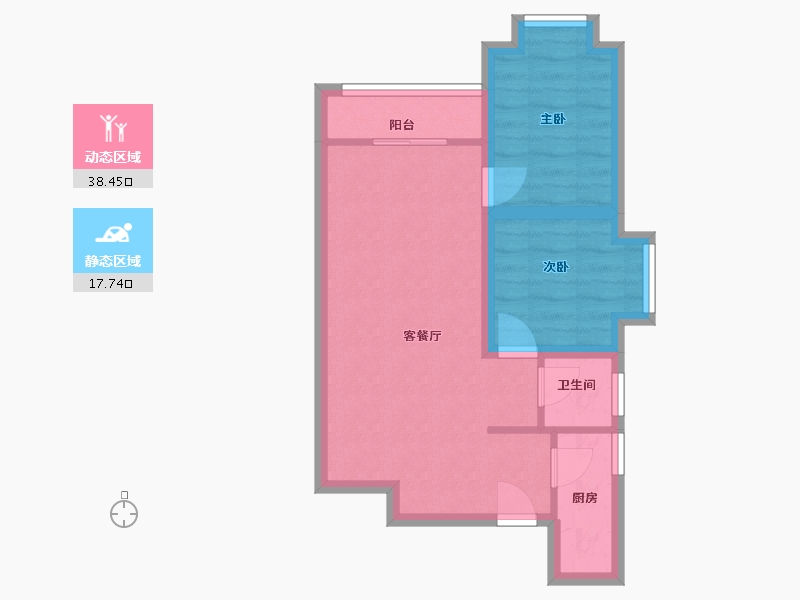 广东省-深圳市-云顶翠峰(一期)-49.51-户型库-动静分区